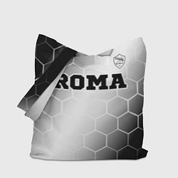 Сумка-шопер Roma sport на светлом фоне: символ сверху, цвет: 3D-принт