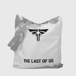 Сумка-шопер The Last Of Us glitch на светлом фоне: символ, над, цвет: 3D-принт