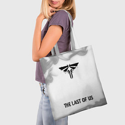 Сумка-шопер The Last Of Us glitch на светлом фоне: символ, над, цвет: 3D-принт — фото 2