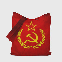 Сумка-шопер СССР - старый флаг, цвет: 3D-принт