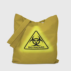 Сумка-шопер Biohazard - биологическая опасность, цвет: 3D-принт