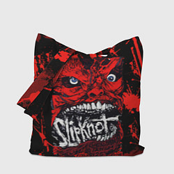 Сумка-шопер Slipknot red blood, цвет: 3D-принт
