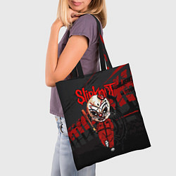 Сумка-шопер Slipknot bloody, цвет: 3D-принт — фото 2