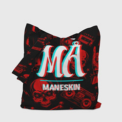 Сумка-шоппер Maneskin rock glitch