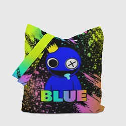 Сумка-шопер Rainbow Friends - Blue, цвет: 3D-принт