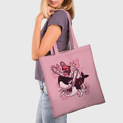 Сумка-шопер Chainsaw Man Почита, цвет: 3D-принт — фото 2