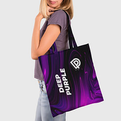 Сумка-шопер Deep Purple violet plasma, цвет: 3D-принт — фото 2