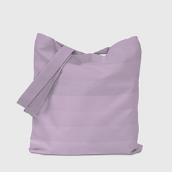 Сумка-шопер Монохромный полосатый розовато-сиреневый, цвет: 3D-принт