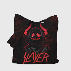 Сумка-шопер Slayer - рок 80-х, цвет: 3D-принт