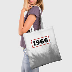 Сумка-шопер 1966 - в красной рамке на светлом, цвет: 3D-принт — фото 2