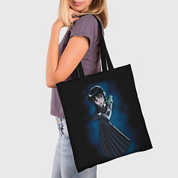 Сумка-шопер Рисунок Уэнсдэй с рукой, цвет: 3D-принт — фото 2