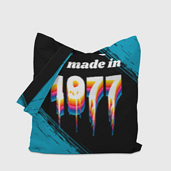 Сумка-шопер Made in 1977: liquid art, цвет: 3D-принт