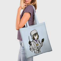 Сумка-шопер Портрет персонажа аниме, цвет: 3D-принт — фото 2