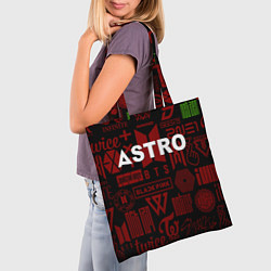 Сумка-шопер Astro k-pop pattern, цвет: 3D-принт — фото 2