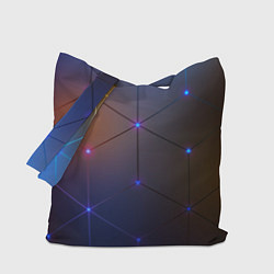 Сумка-шопер Космические треугольники, цвет: 3D-принт