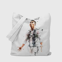 Сумка-шопер CR 7 Juventus, цвет: 3D-принт