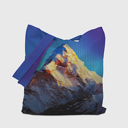 Сумка-шопер Космический эверест, цвет: 3D-принт