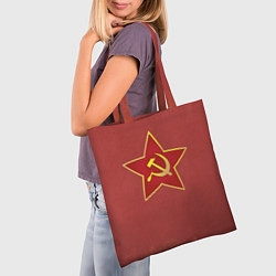 Сумка-шопер Советская звезда, цвет: 3D-принт — фото 2