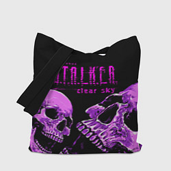 Сумка-шопер Stalker skull, цвет: 3D-принт