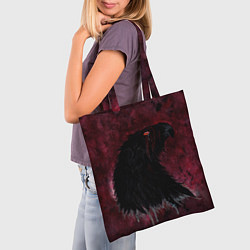Сумка-шопер Орёл с шрамом, цвет: 3D-принт — фото 2