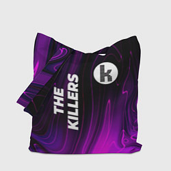 Сумка-шопер The Killers violet plasma, цвет: 3D-принт