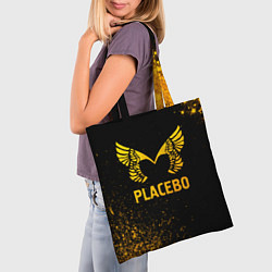 Сумка-шопер Placebo - gold gradient, цвет: 3D-принт — фото 2