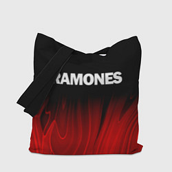 Сумка-шопер Ramones red plasma, цвет: 3D-принт