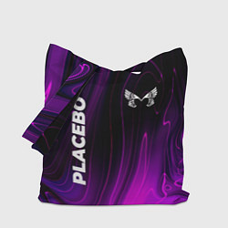 Сумка-шопер Placebo violet plasma, цвет: 3D-принт