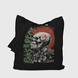Сумка-шопер Punks not dead, цвет: 3D-принт
