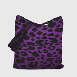 Сумка-шоппер Фиолетовый леопард