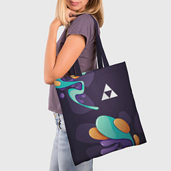 Сумка-шопер Zelda graffity splash, цвет: 3D-принт — фото 2