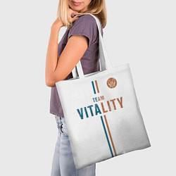 Сумка-шопер Форма Team Vitality white, цвет: 3D-принт — фото 2