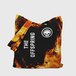 Сумка-шопер The Offspring и пылающий огонь, цвет: 3D-принт