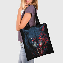 Сумка-шопер Wolf fantasy, цвет: 3D-принт — фото 2