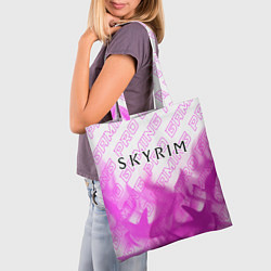 Сумка-шопер Skyrim pro gaming: символ сверху, цвет: 3D-принт — фото 2