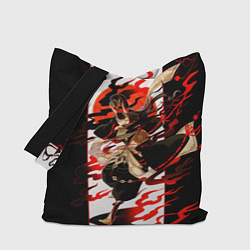 Сумка-шопер Аниме девушка oni, цвет: 3D-принт