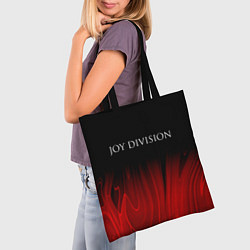 Сумка-шопер Joy Division red plasma, цвет: 3D-принт — фото 2