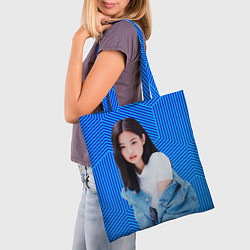 Сумка-шопер Jennie kpop music, цвет: 3D-принт — фото 2