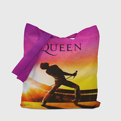 Сумка-шопер Queen Фредди Меркьюри, цвет: 3D-принт