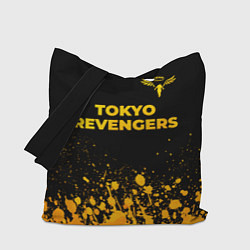 Сумка-шоппер Tokyo Revengers - gold gradient: символ сверху