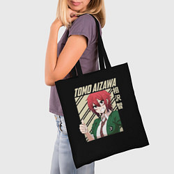Сумка-шопер Девушка Tomo Aizawa, цвет: 3D-принт — фото 2