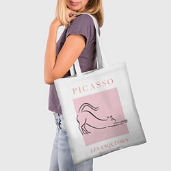 Сумка-шопер Кот - Пабло Пикассо, цвет: 3D-принт — фото 2