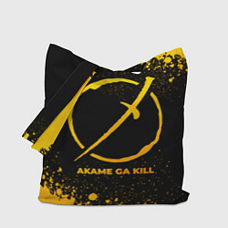 Сумка-шопер Akame ga Kill - gold gradient, цвет: 3D-принт
