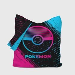 Сумка-шопер Pokemon - neon gradient, цвет: 3D-принт