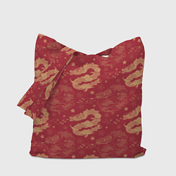 Сумка-шопер The chinese dragon pattern, цвет: 3D-принт