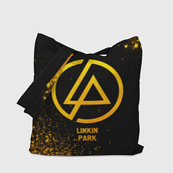 Сумка-шопер Linkin Park - gold gradient, цвет: 3D-принт