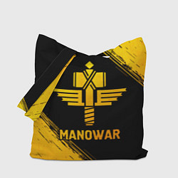 Сумка-шопер Manowar - gold gradient, цвет: 3D-принт