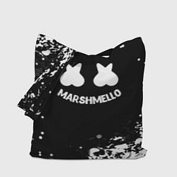 Сумка-шопер Marshmello splash, цвет: 3D-принт