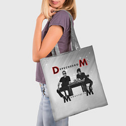 Сумка-шопер Depeche Mode - Mememto Mori Dave and Martin, цвет: 3D-принт — фото 2
