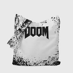 Сумка-шопер Doom black splash, цвет: 3D-принт